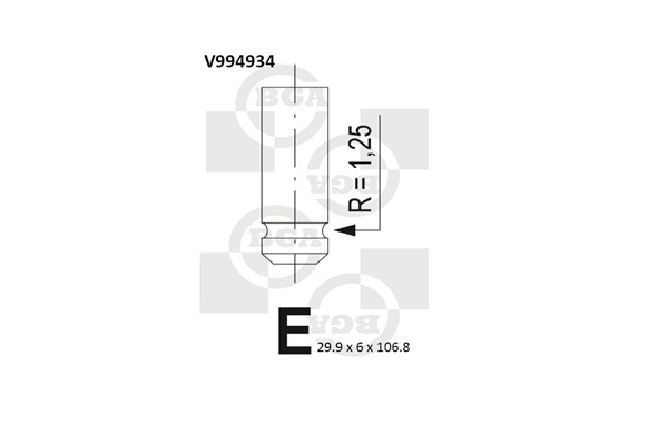 BGA V994934 Exhaust Valve