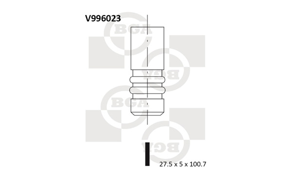 BGA V996023 Exhaust Valve