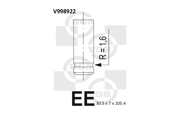 BGA V998922 Inlet Valve