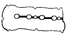 BGA RC0340 Rocker Cover Gasket