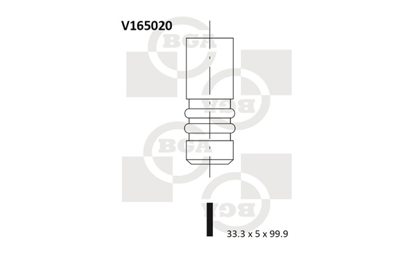 BGA V165020 Inlet Valve