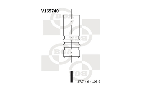 BGA V165740 Inlet Valve