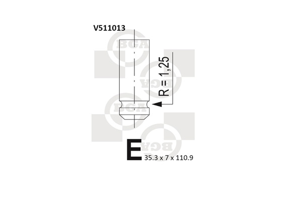 BGA V511013 Inlet Valve