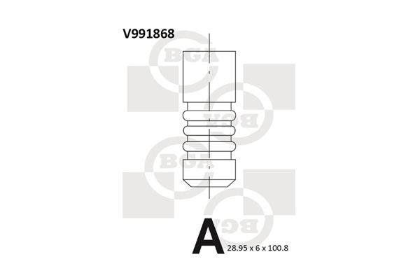 BGA V991868 Exhaust Valve