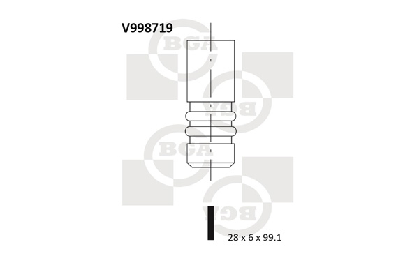 BGA V998719 Exhaust Valve