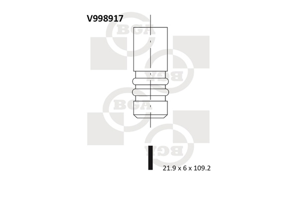 BGA V998917 Exhaust Valve