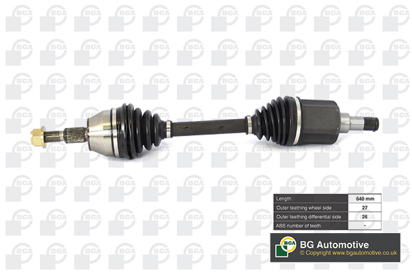 BGA DS2350L Drive Shaft