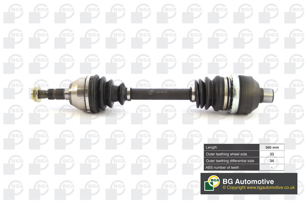 BGA DS9516R Drive Shaft