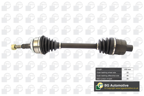 BGA DS9527R Drive Shaft