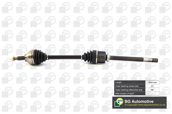 BGA DS9529R Drive Shaft