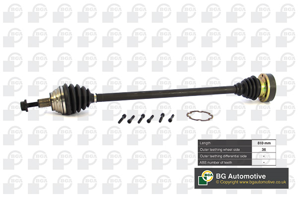 BGA DS9634R Drive Shaft
