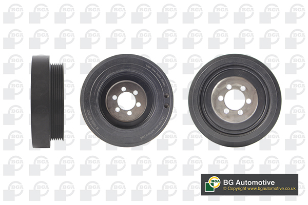 BGA DP0905 Crankshaft Pulley (TVD)