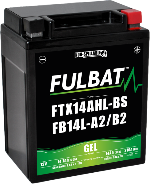 Fulbat FB14L-A2 GEL GEL Motorcycle Battery