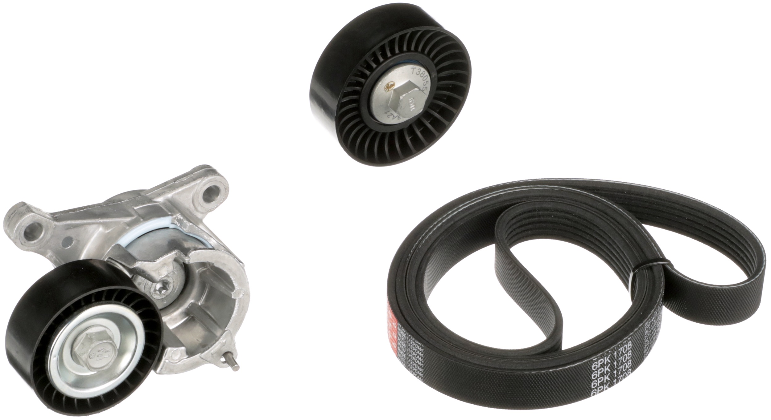 Gates K016PK1708 Drive Belt Kit