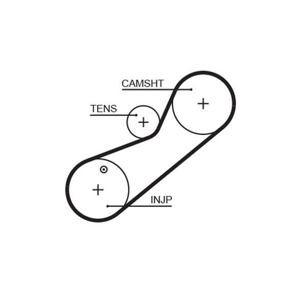 Gates 5464XS Timing Belt