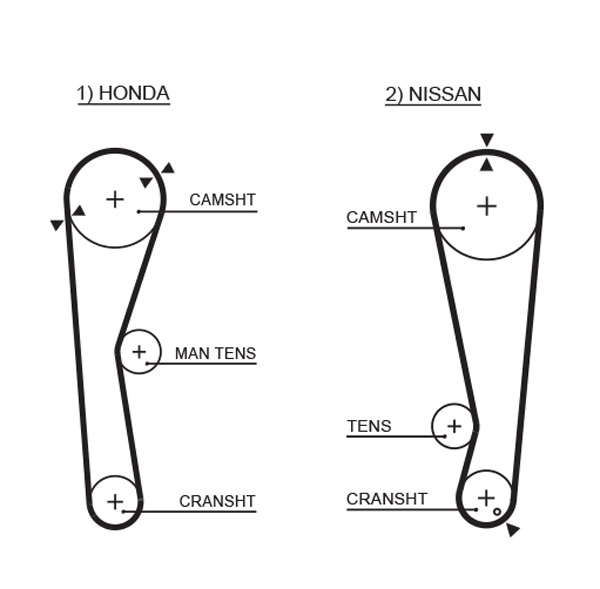 Gates 5028 Timing Belt