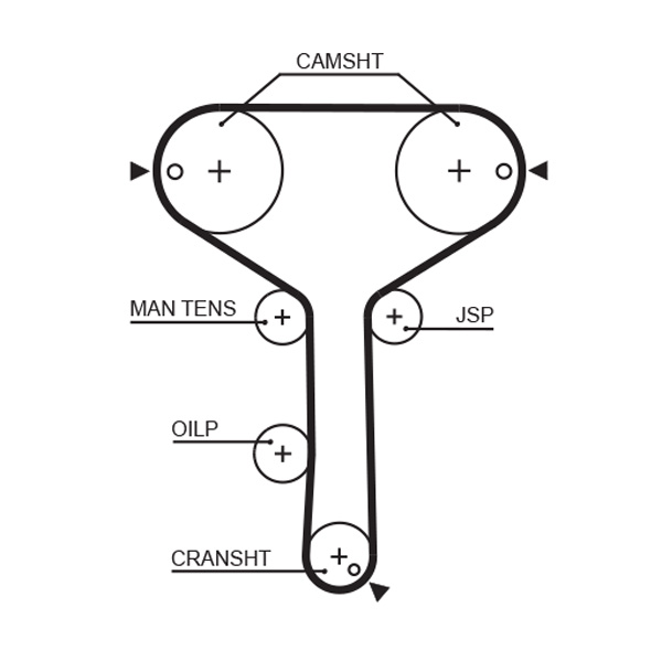 Gates 5259XS Timing Belt