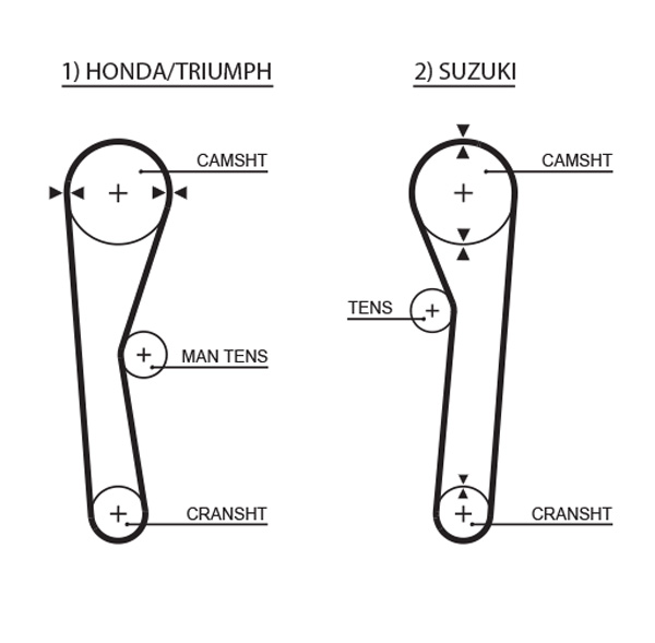 Gates 5019 Timing Belt