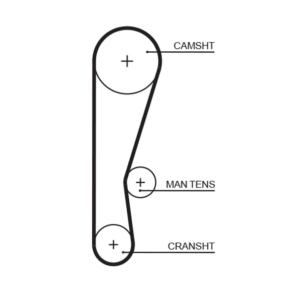 Gates 5119 Timing Belt