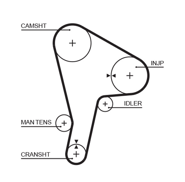 Gates 5190 Timing Belt