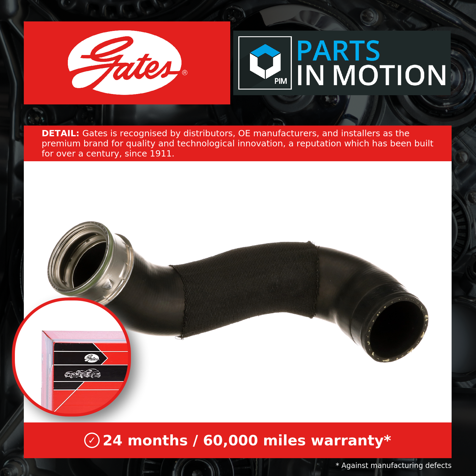 CHARGE AIR HOSE 09-0419 FOR MERCEDES-BENZ E-CLASS/Platform/Chassis/T-Model 2.1L - Image 12
