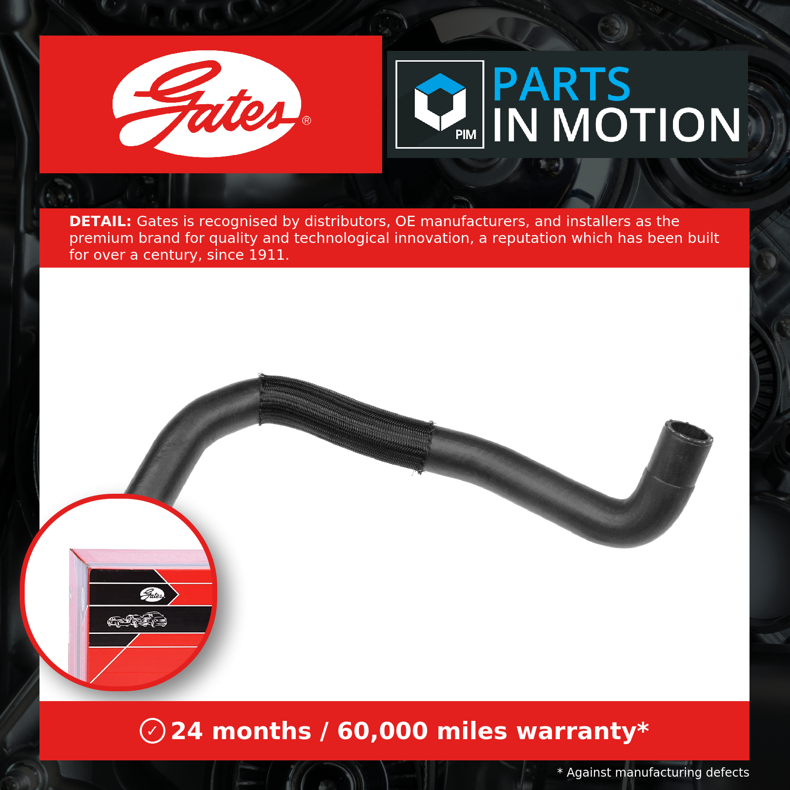 Gates Radiator Hose Lower 05-4442 [PM1844169]