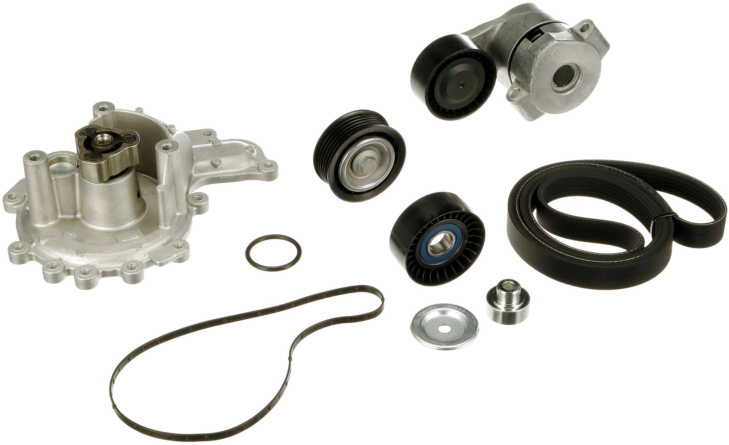 Gates KP16PK1640 Water Pump & Aux Belt Kit
