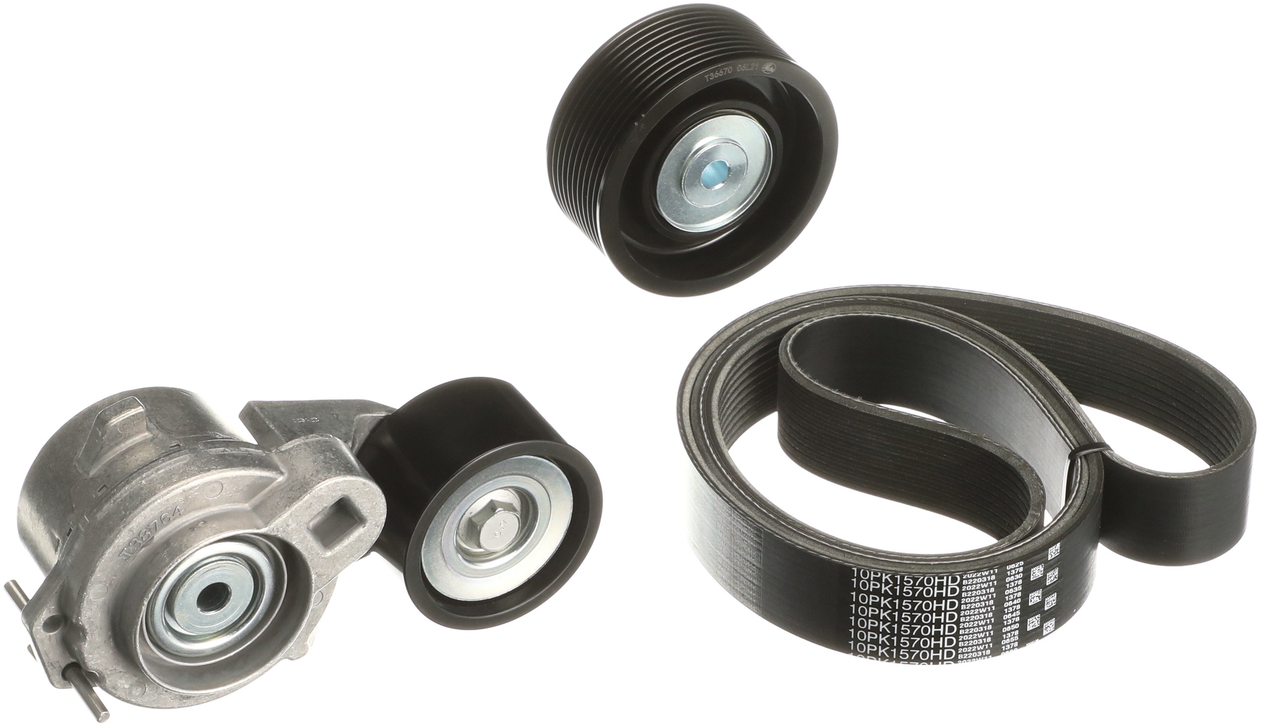 Gates K0410PK1570HD Drive Belt Kit