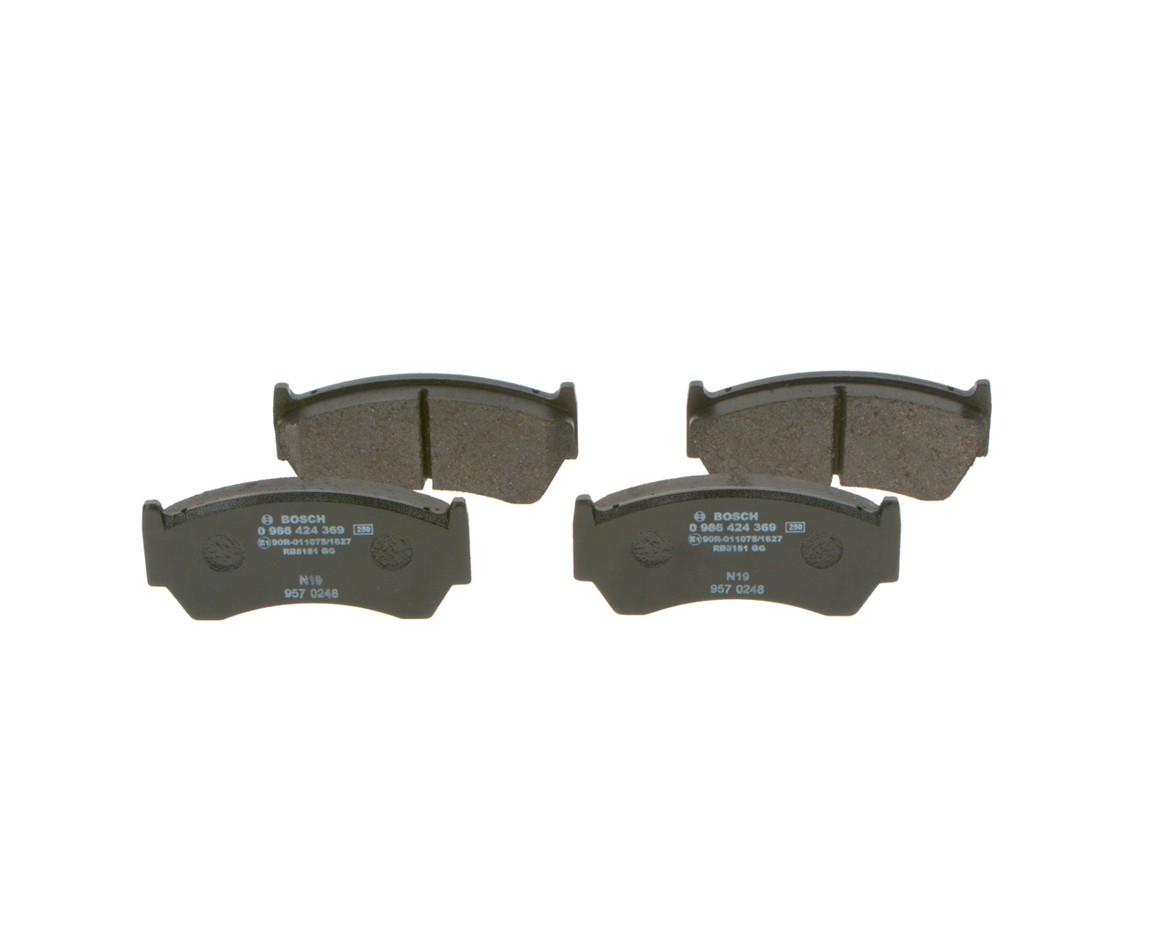 Bosch 0986424369 Brake Pads Set