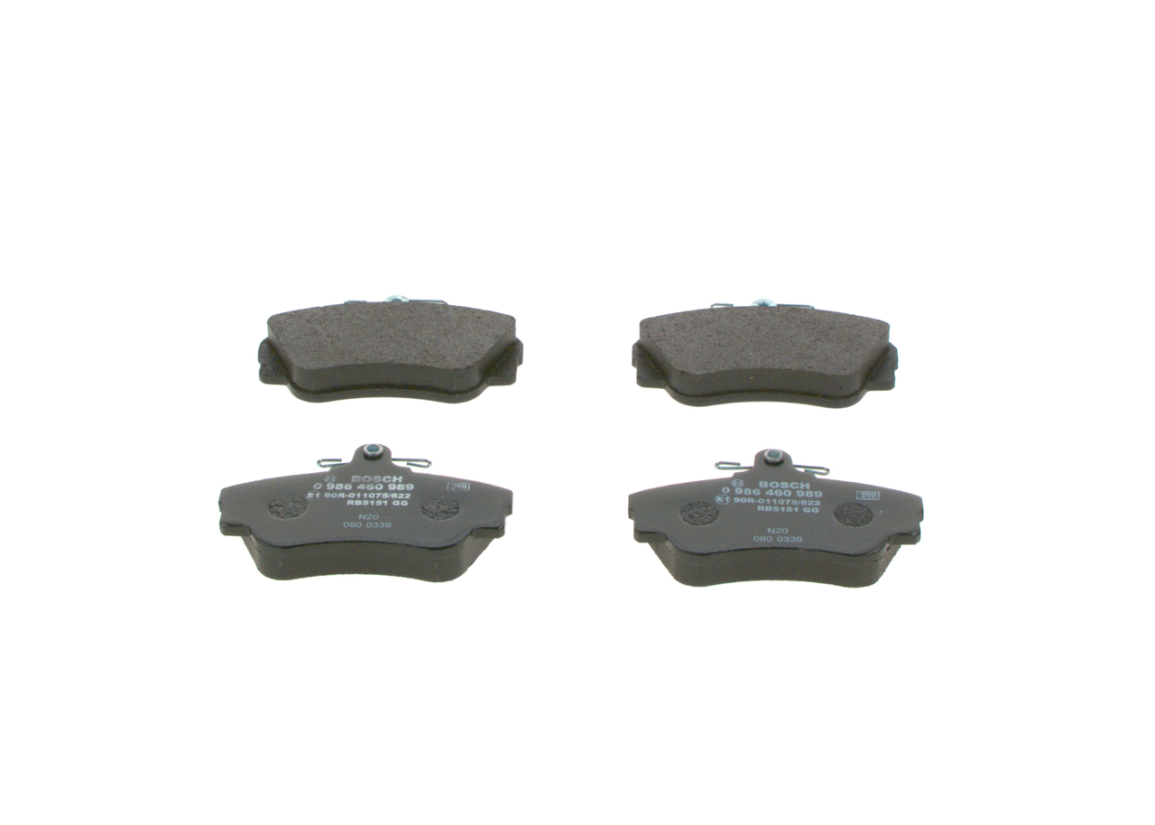 Bosch 0986460989 Brake Pads Set