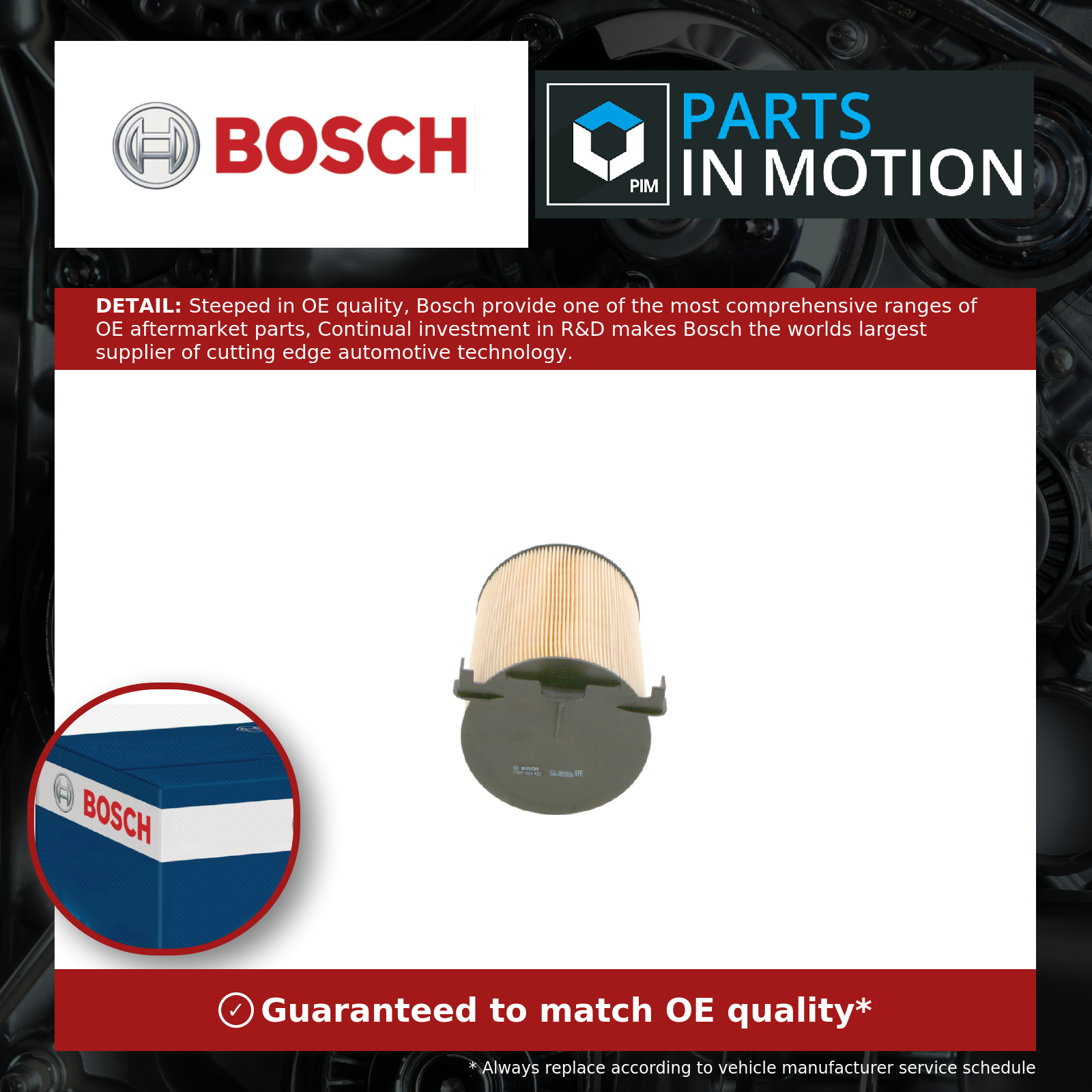 Bosch Air Filter 1987429405 [PM254941]