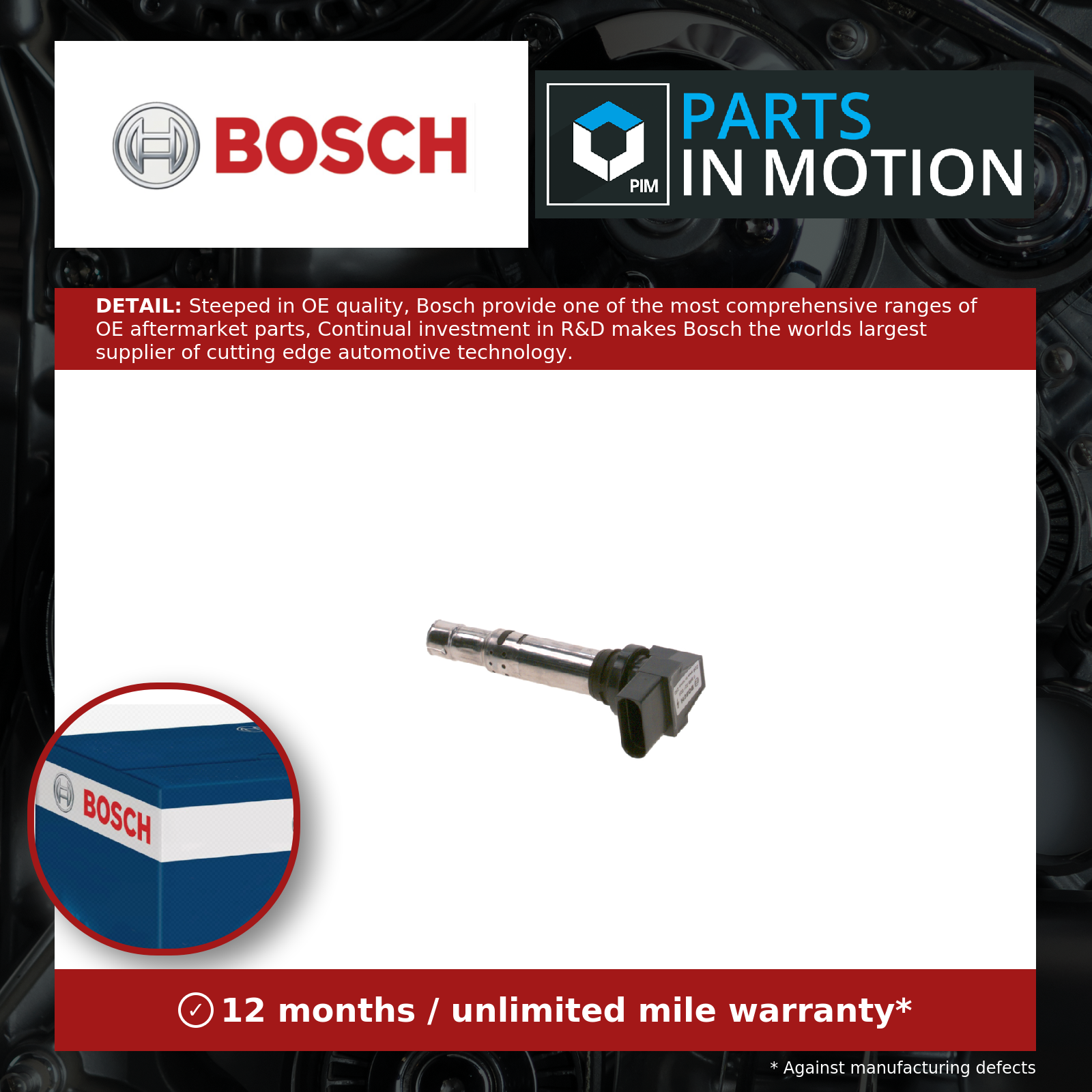 Bosch Ignition Coil 0986221023 [PM288895]