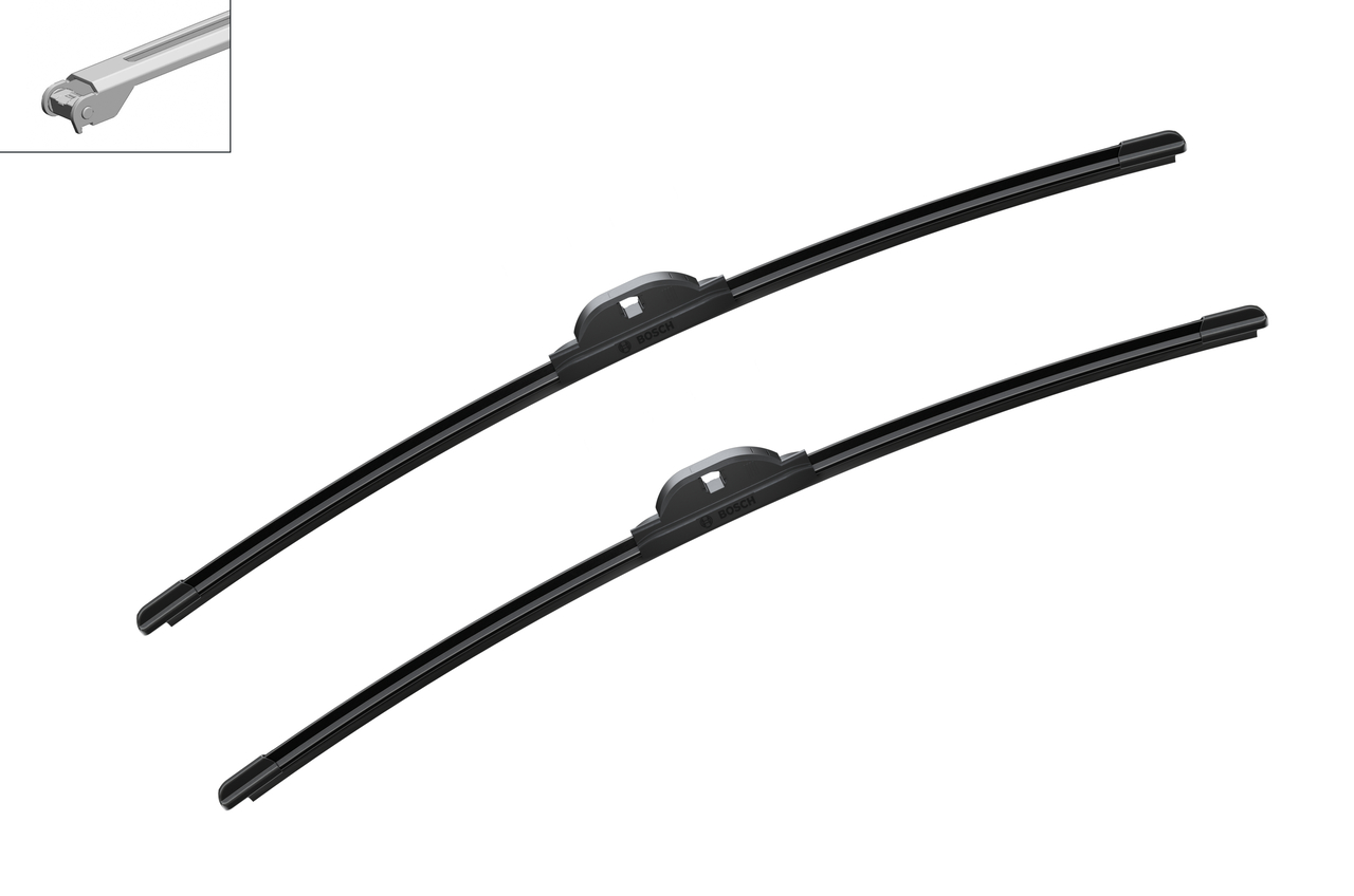 Bosch 3397009016 2x Wiper Blades (Pair) Flat / Aero type