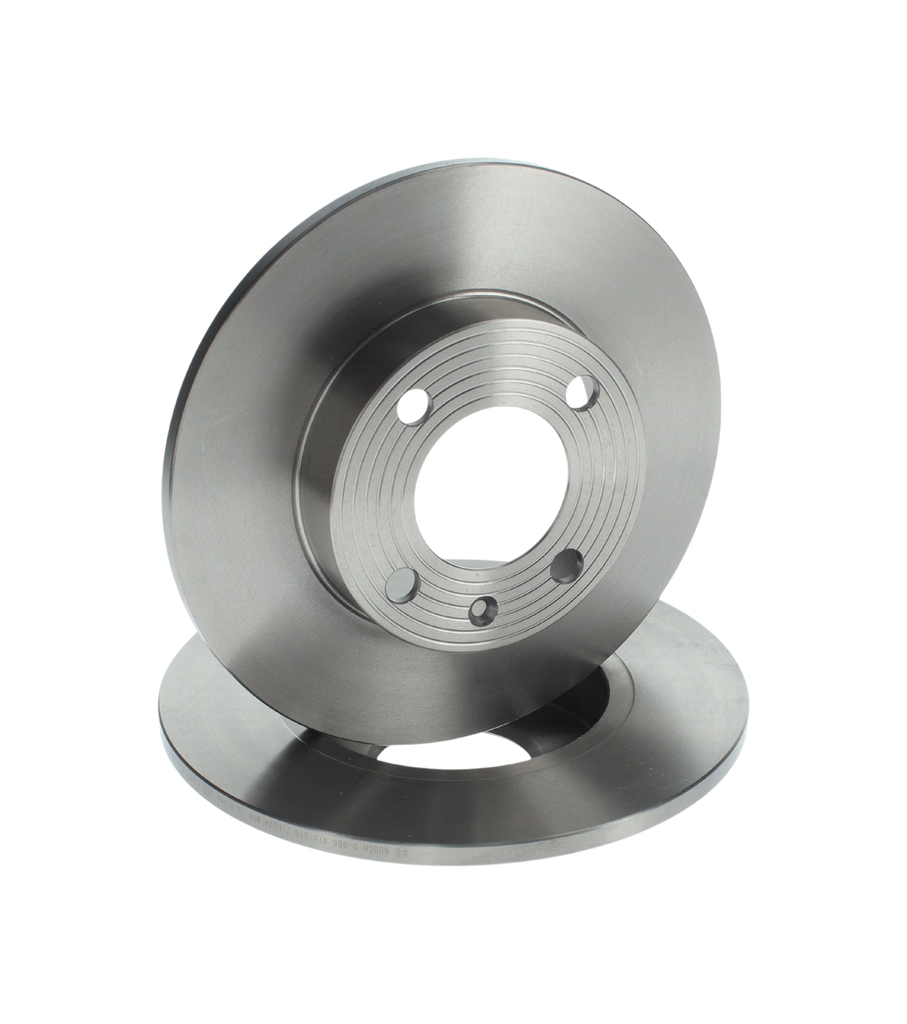 Bosch 0986478010 2x Brake Discs Pair Solid