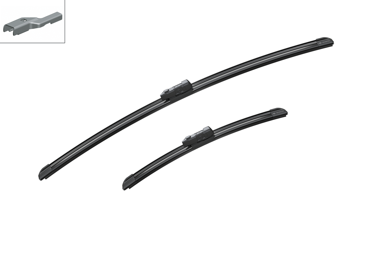 Bosch 3397007300 2x Wiper Blades (Pair) Flat / Aero type