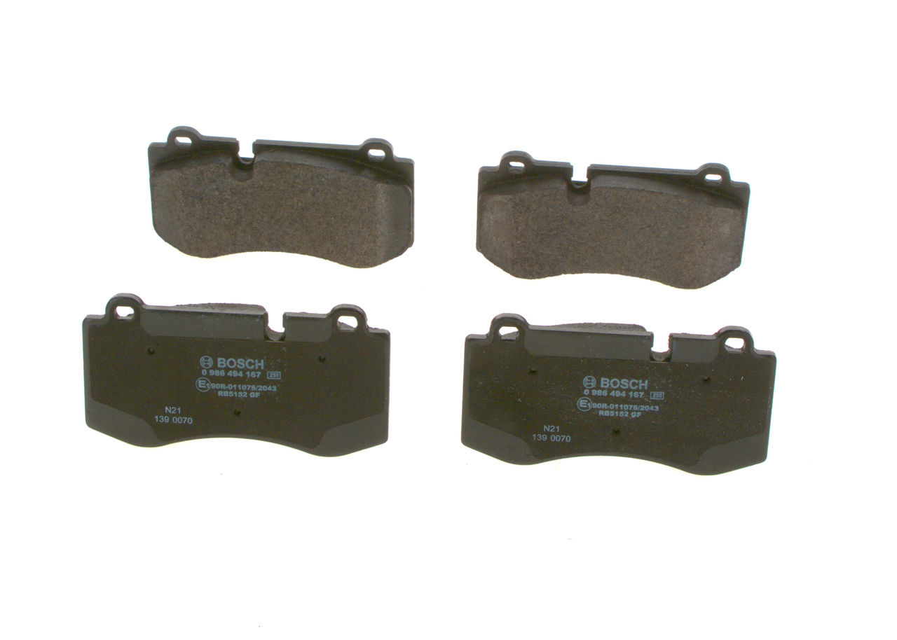 Bosch 0986494167 Brake Pads Set