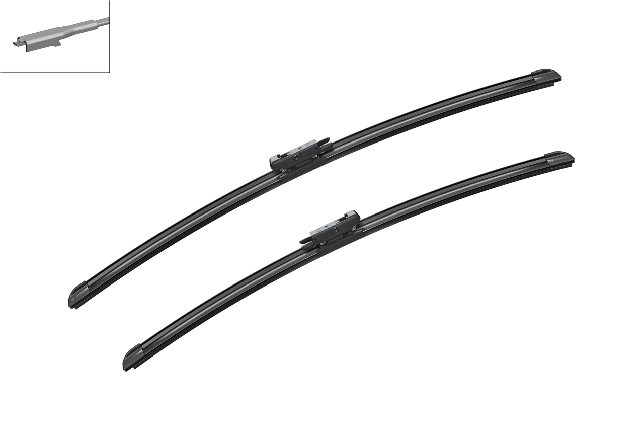 Bosch 3397007294 2x Wiper Blades (Pair) Flat / Aero type