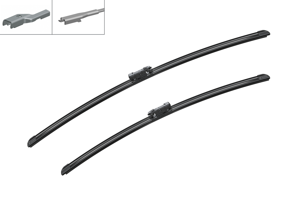 Bosch 3397118965 2x Wiper Blades (Pair) Flat / Aero type