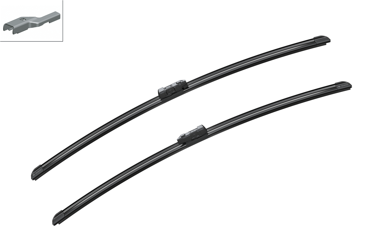 Bosch 3397007636 2x Wiper Blades (Pair) Flat / Aero type