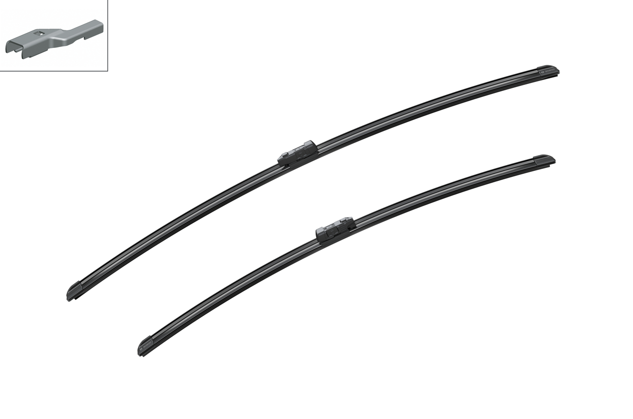 Bosch 3397007719 2x Wiper Blades (Pair) Flat / Aero type