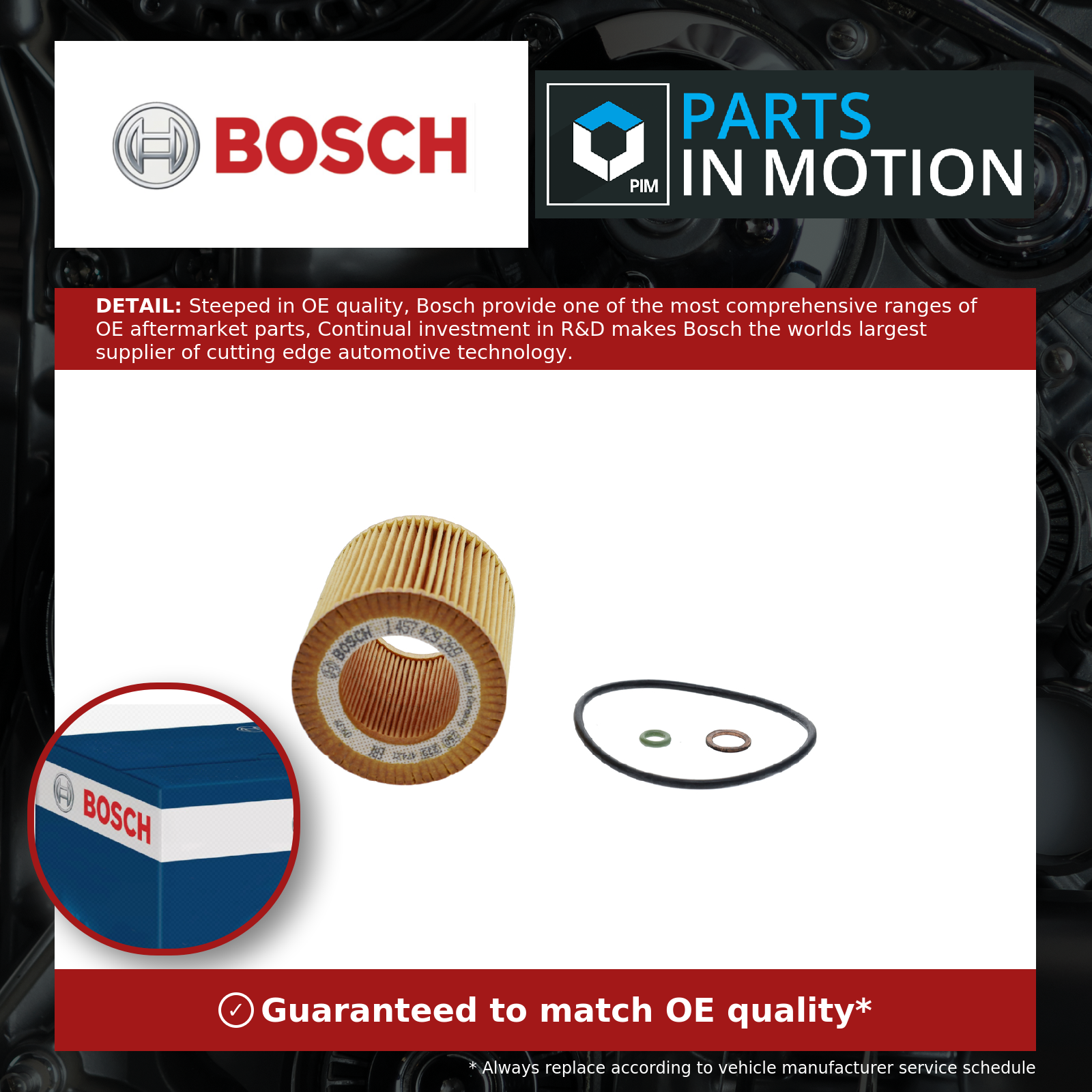 Bosch Oil Filter 1457429269 [PM516872]