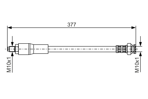 Bosch 1987476666 Brake Hose