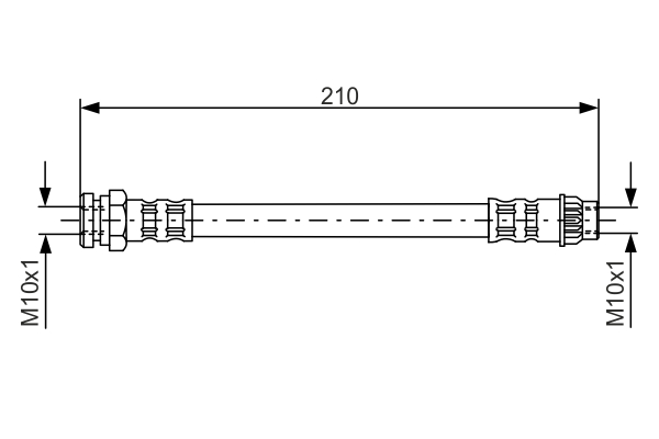 Bosch 1987476913 Brake Hose