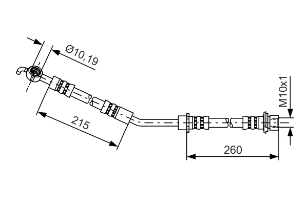 Bosch 1987481409 Brake Hose