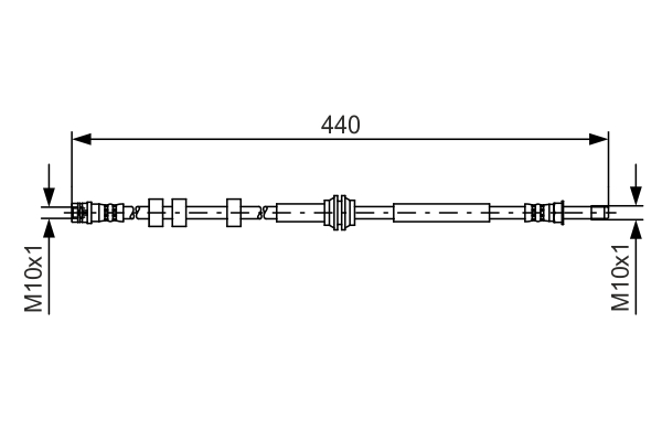 Bosch 1987481430 Brake Hose