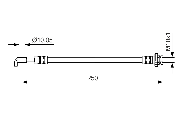Bosch 1987481434 Brake Hose