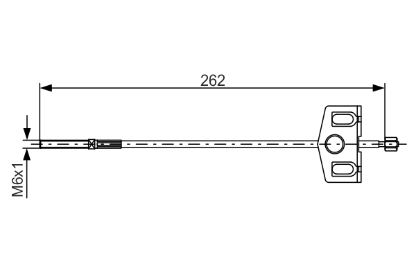Bosch 1987482337 Handbrake Cable