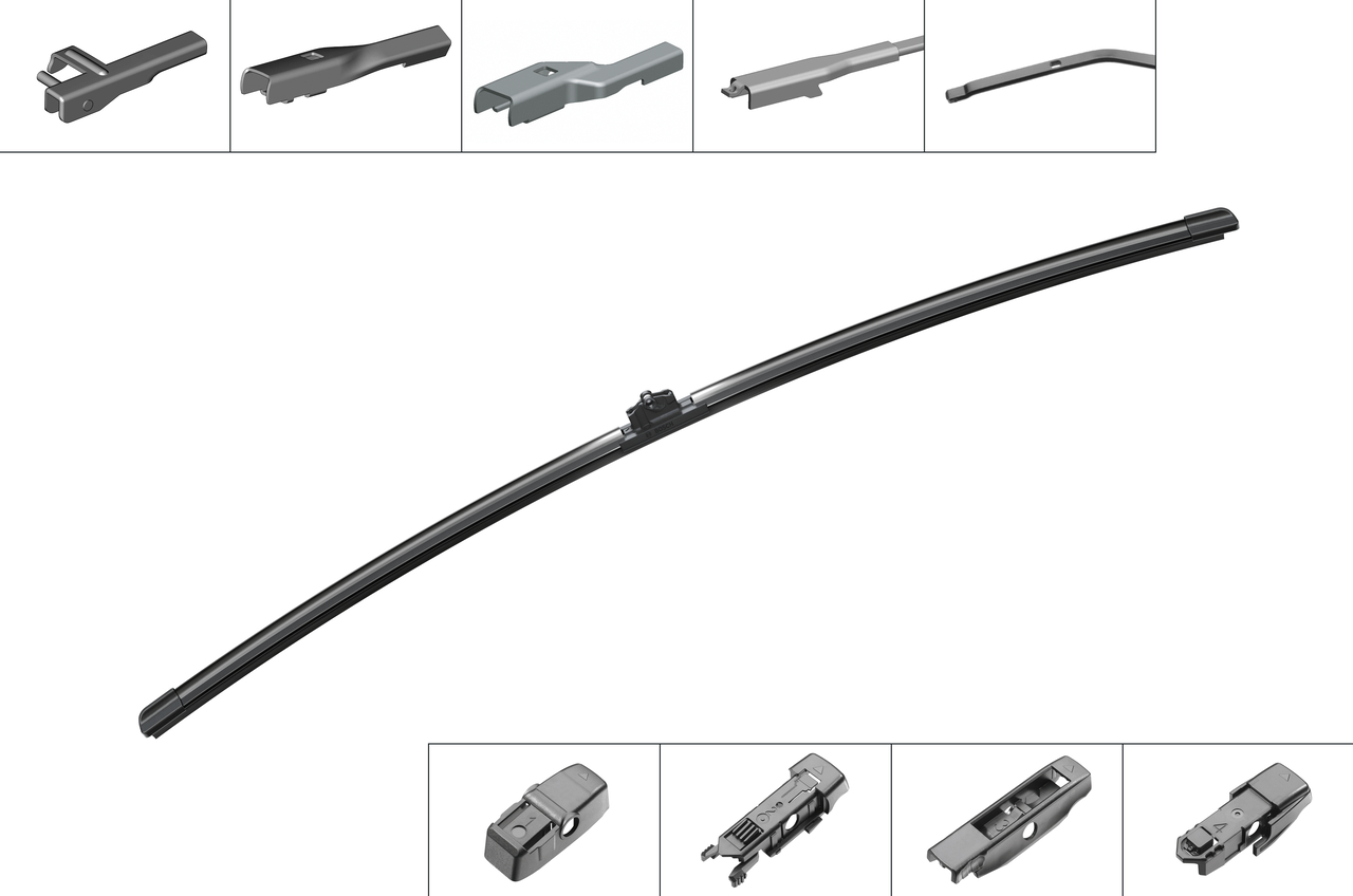 Bosch 3397006839 Wiper Blade Flat / Aero Type