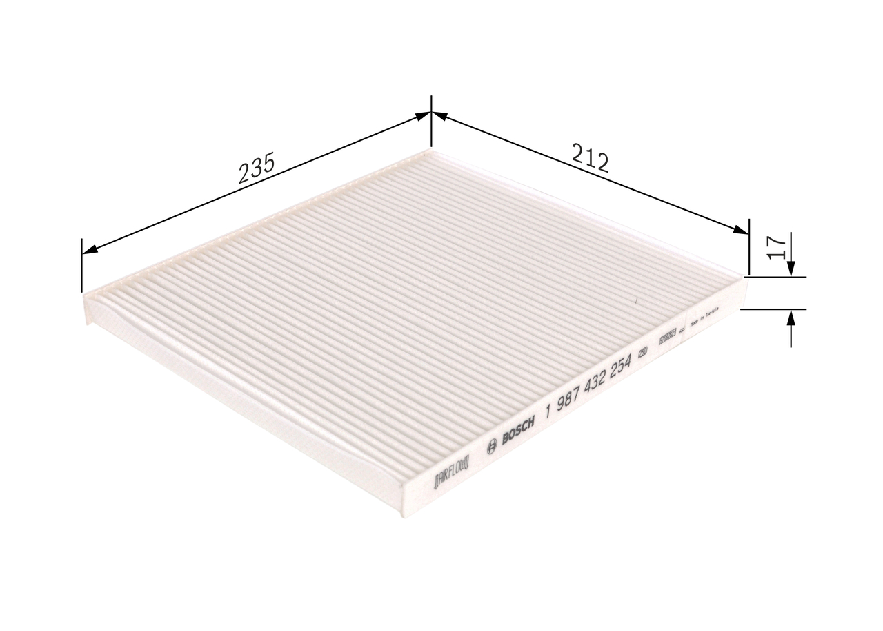 Bosch 1987432254 Pollen / Cabin Filter