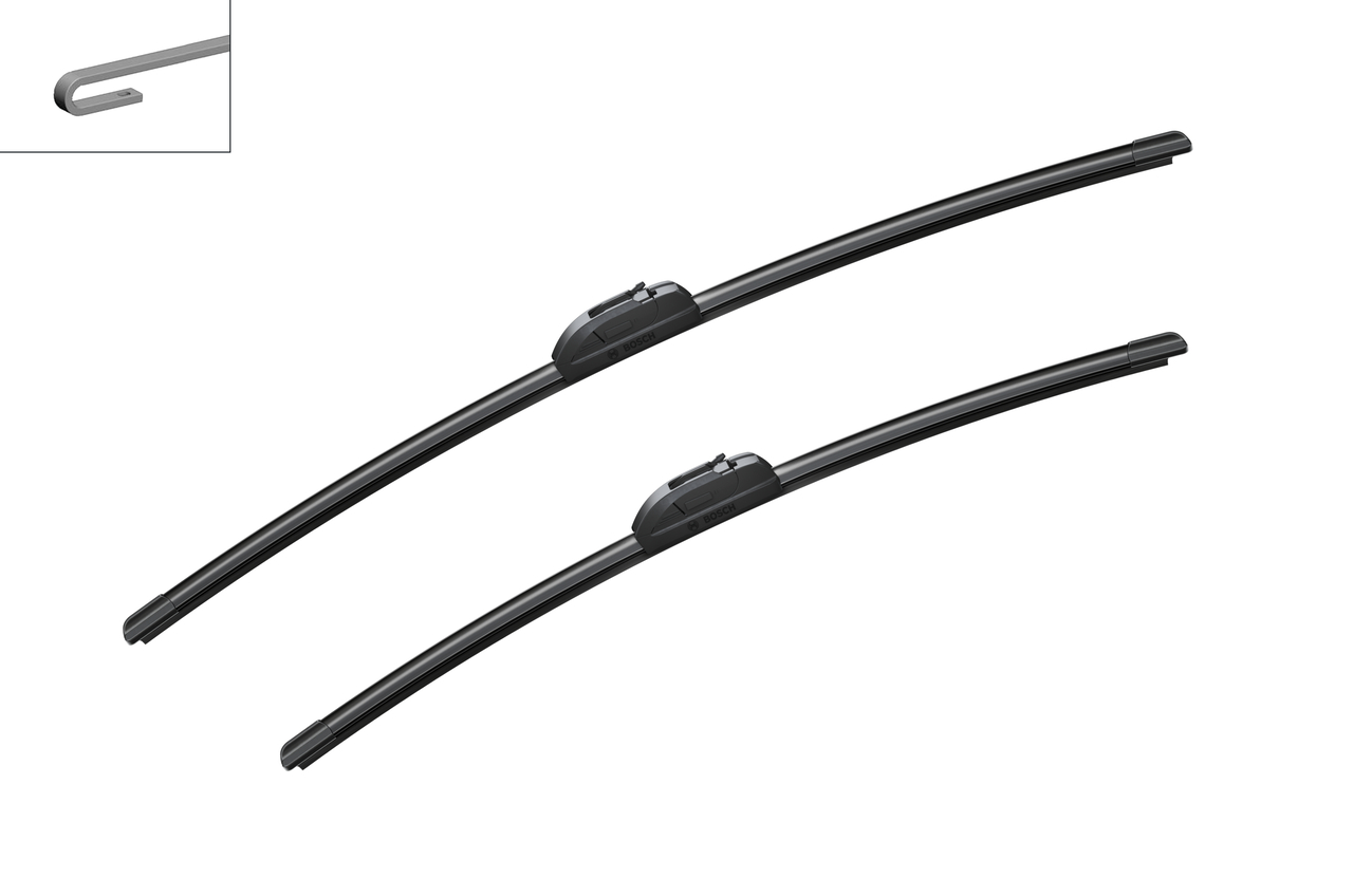 Bosch 3397007567 2x Wiper Blades (Pair) Flat / Aero type